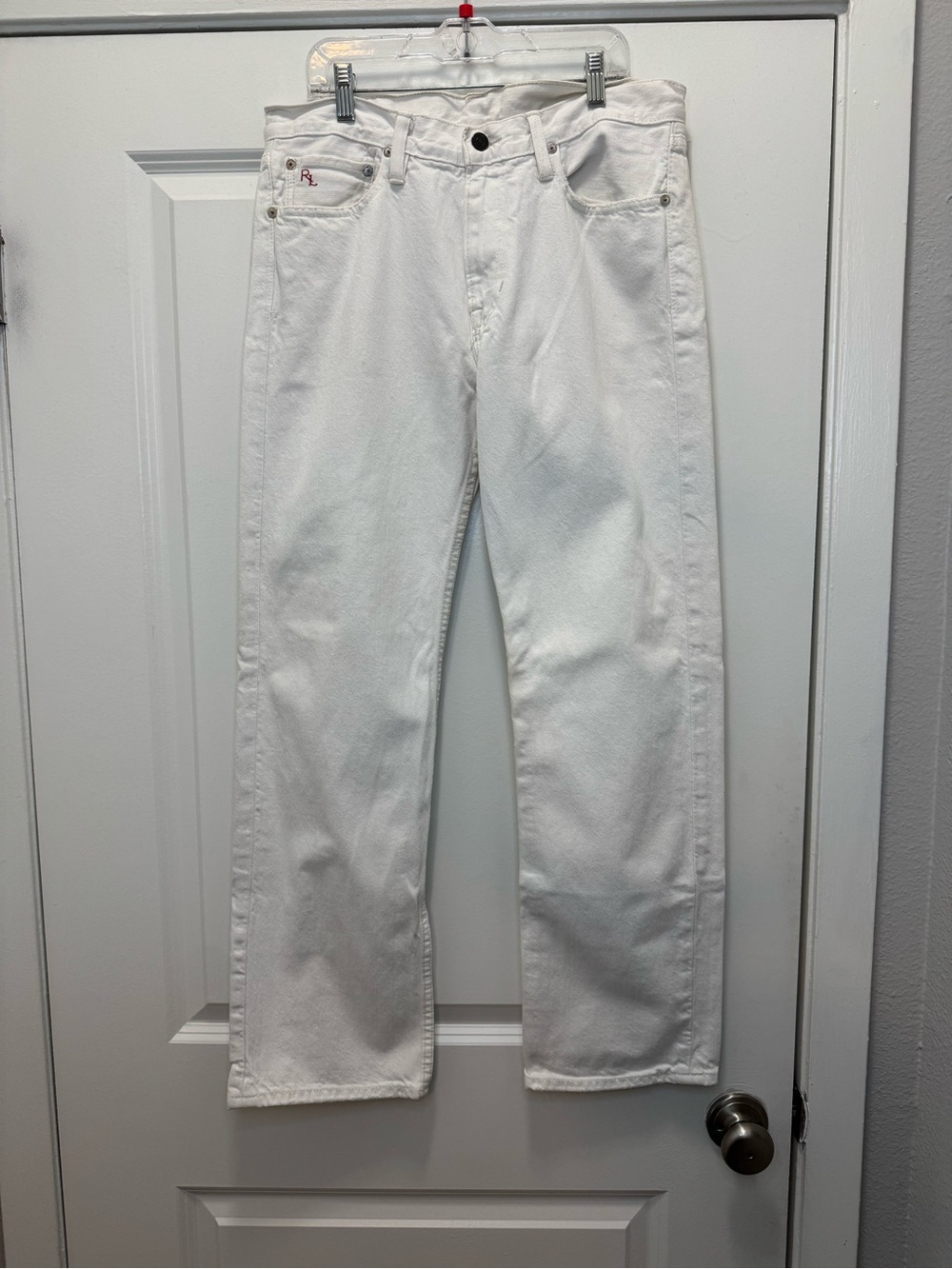 Polo Ralph Lauren Classic Fit White Denim Jeans
Straight leg